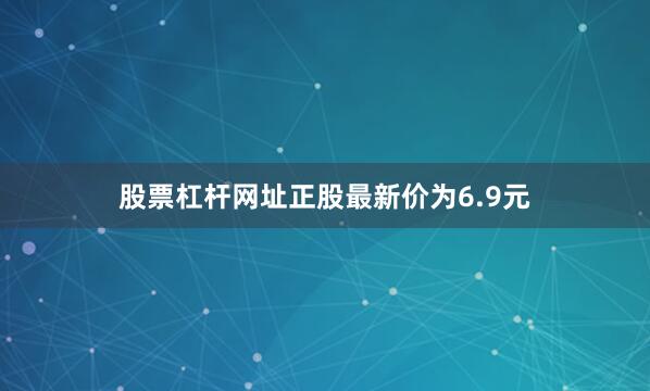 股票杠杆网址正股最新价为6.9元